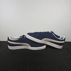 New Puma Suede Classic XXI Jr. Peacoat-Puma white Sz 7C 380560 03